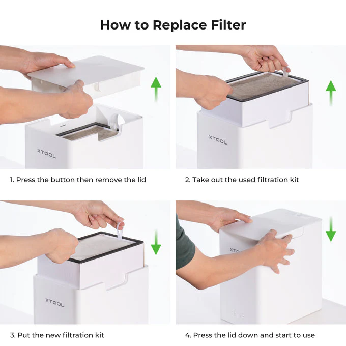 Desktop Air Purifier for xTool F1 Portable Laser Engraver - Image 6