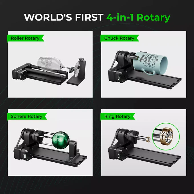 Rotary Attachment for xTool F1 Portable Laser Engraver - Image 8