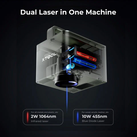 xTool F1 Portable Laser Engraver with IR + Diode Laser - Image 3
