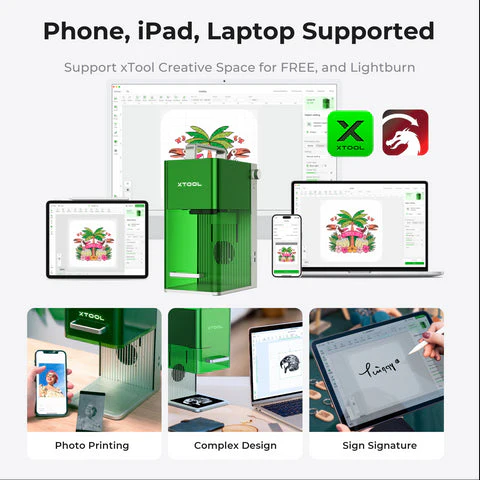 xTool F1 Portable Laser Engraver with IR + Diode Laser - Image 5